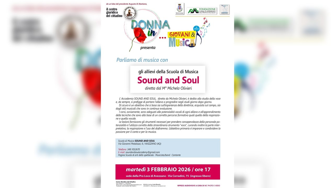 Parliamo di musica congli allievi della Scuola di Musica Sound and SOUL