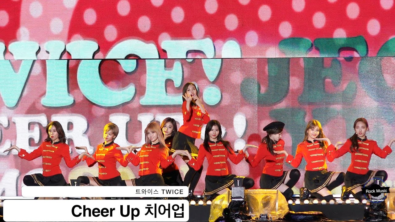 트와이스 TWICE[4K 직캠]Cheer Up 치어업@20161002 Rock Music