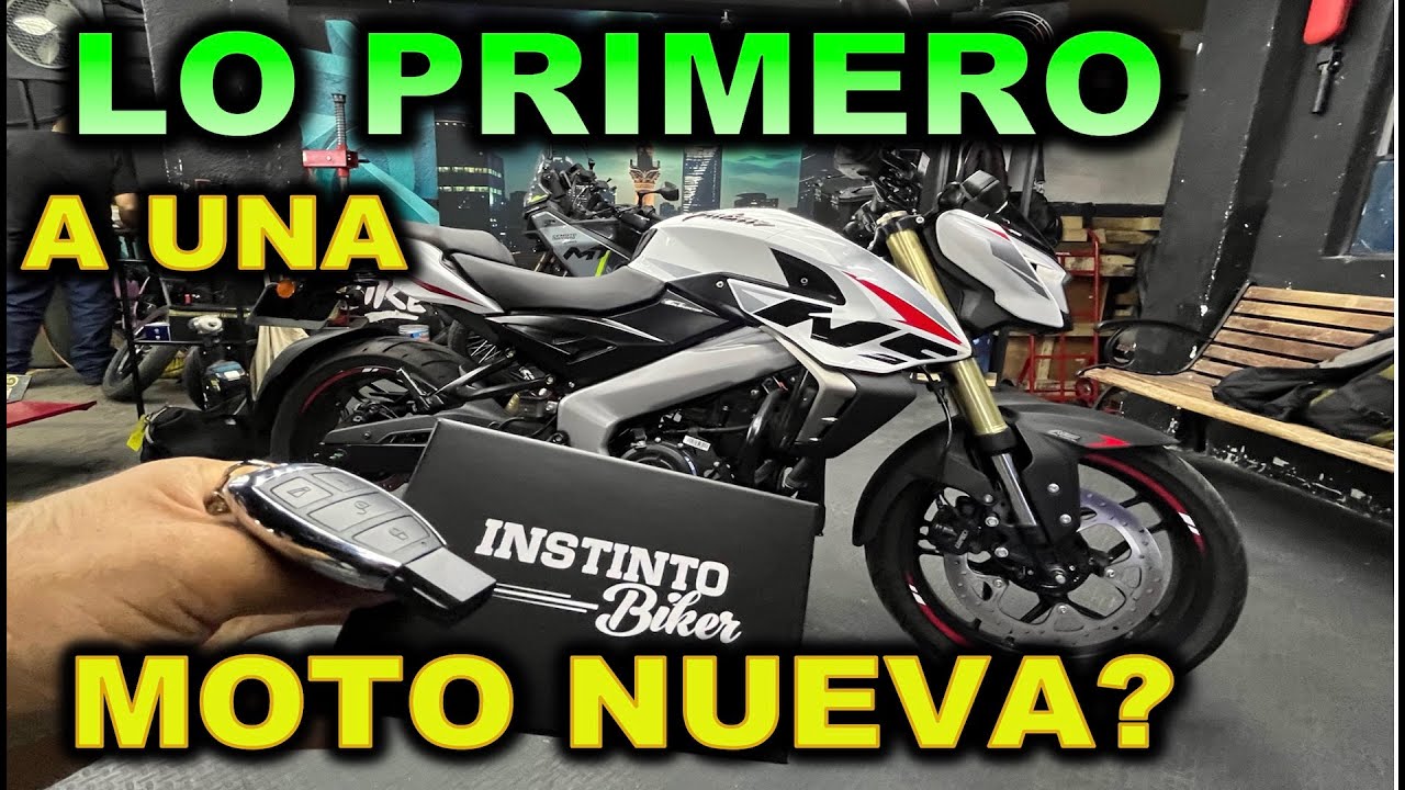 LO PRIMERO QUE DEBES HACERLE A TU MOTO NUEVA BLITZ RIDER