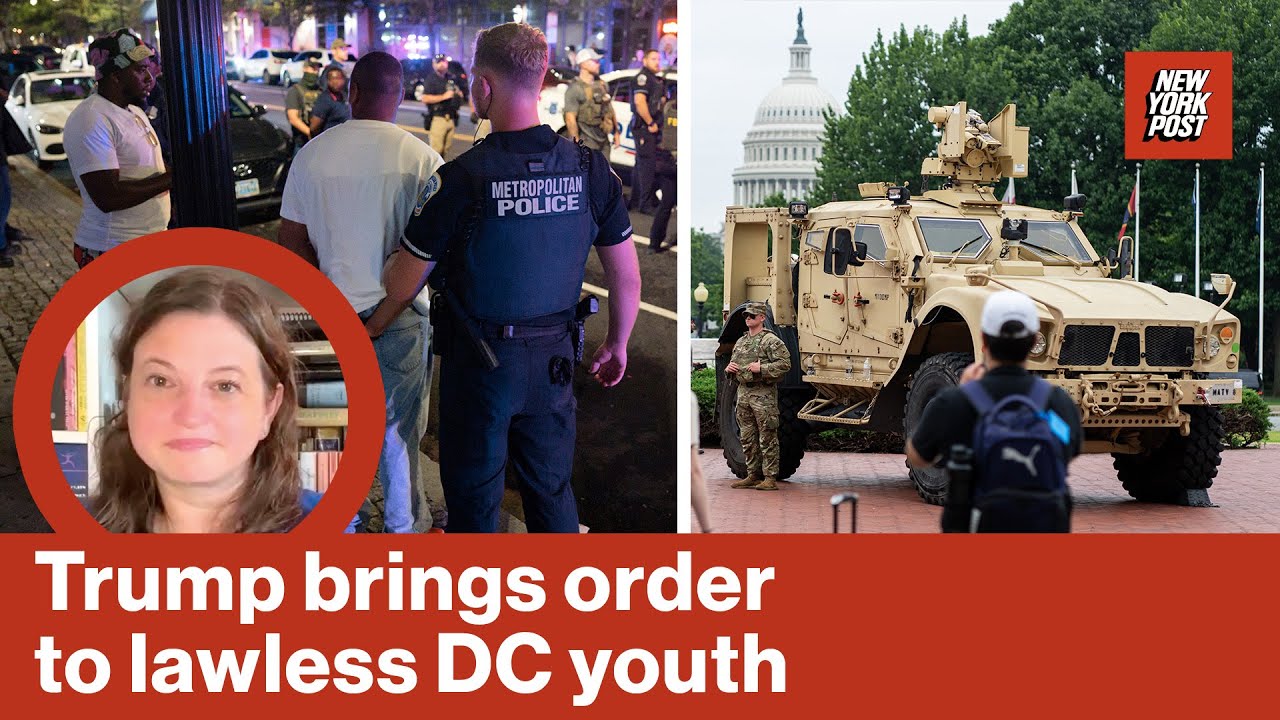 Trump&rsquo;s DC Crime Crackdown is Saving the City &mdash; and Its Lawless Kids | Red Hot Takes
