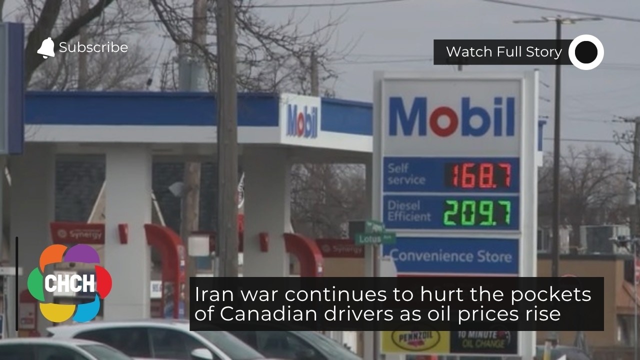 Iran war continues to hurt the pockets of Canadian drivers as oil prices rise