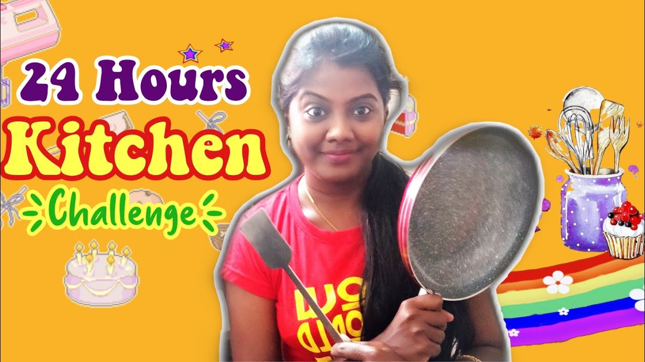 Living in KITCHEN for 24 HOURS CHALLENGE -  Overnight 24 HOURS Kitchen Tamil | Ani's Tamil Lifestyle