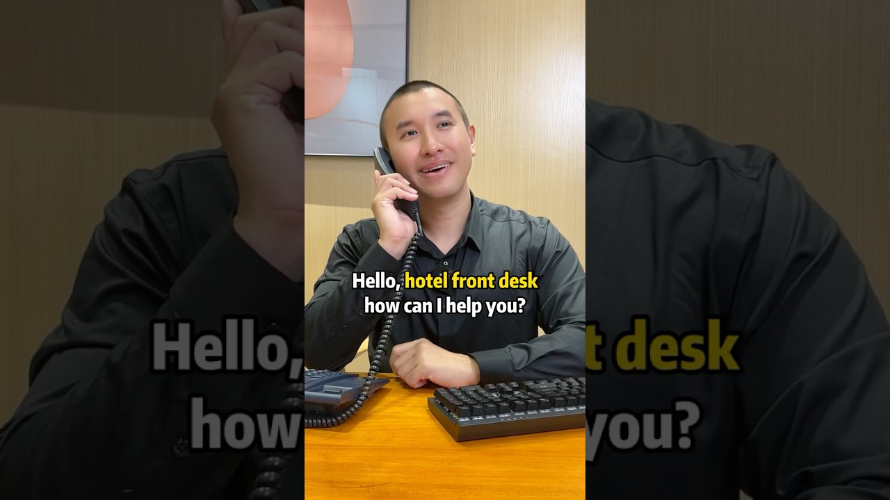 Hotel Front Desk English Conversation