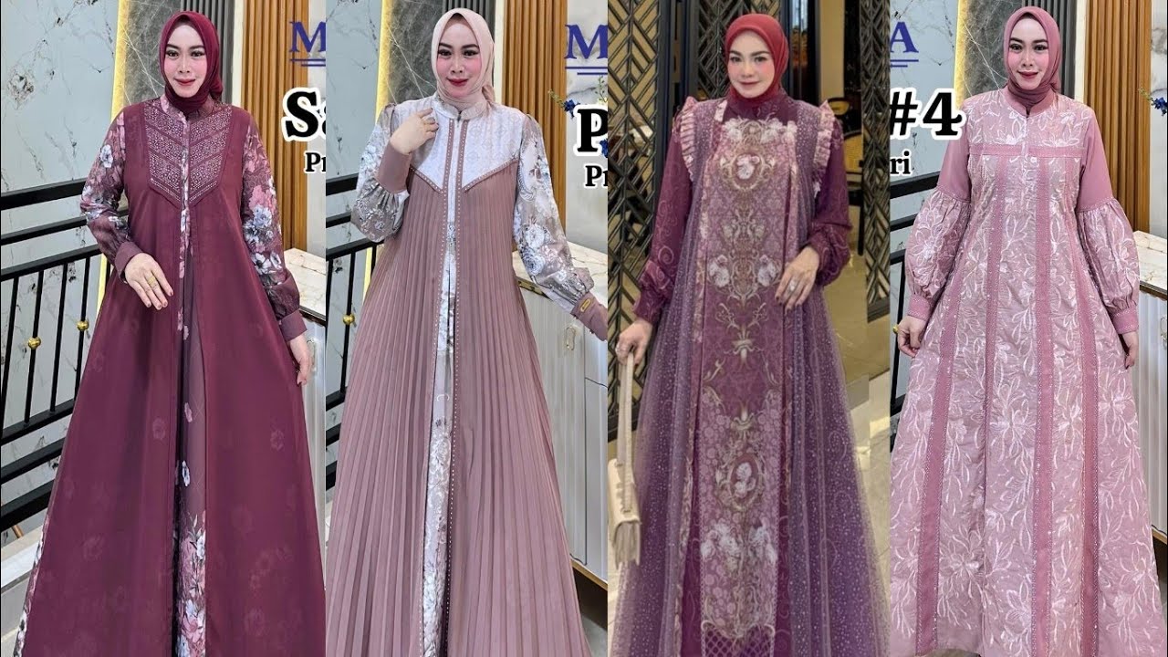 Model Gamis Terbaru 2026 Simple Elegan , Trend Gamis Lebaran 2026