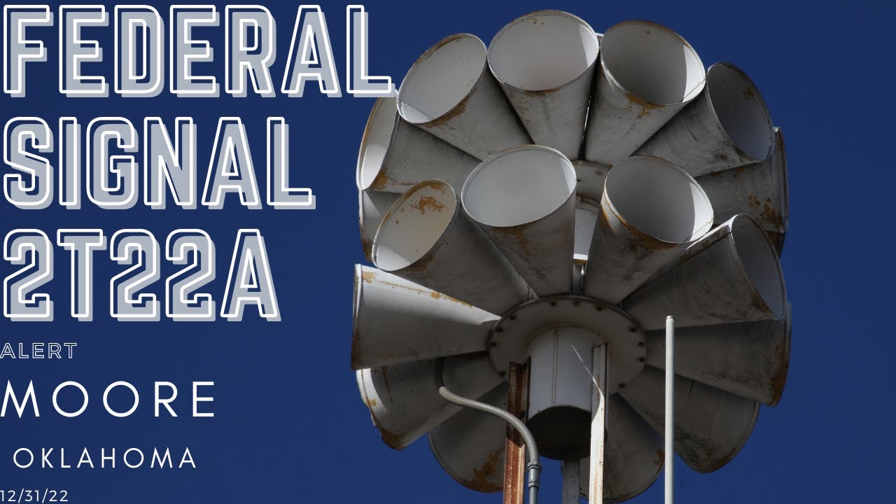 FS 2T22A | Alert | Moore, Oklahoma | 12/31/22 | Cleveland County Tornado Siren Test