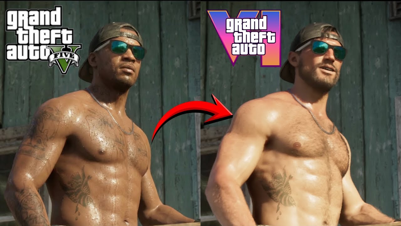 GTA VI vs GTA V - Full Comparison | Graphics, Physics, Environment & More #gta5 #gta6