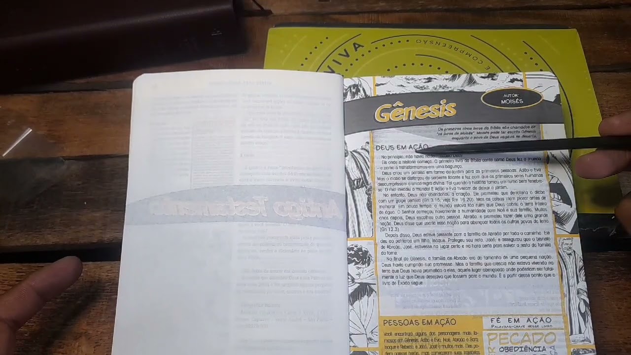 Bíblia em ação de estudo review.. para jovens,adultos e crianças!