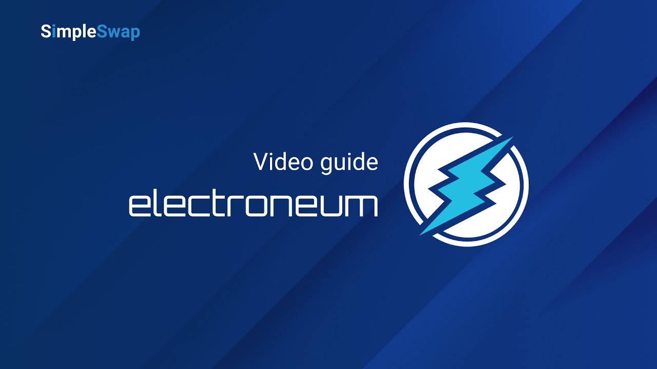How to buy Electroneum on SimpleSwap | Exchange Bitcoin Cash to Electroneum