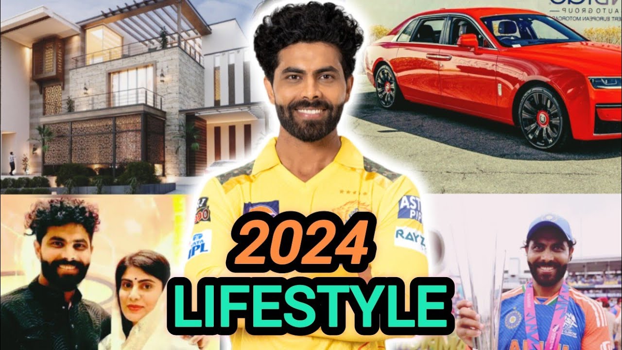 RAVINDRA JADEJA LIFESTYLE 2024 | NET WORTH, HOUSE, INCOME, CARS, FAMILY, WIFE