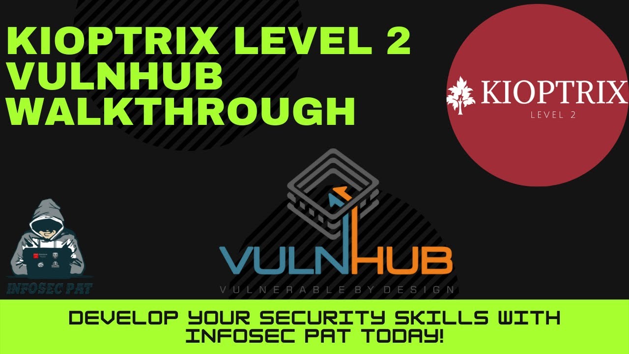 VulnHub Kioptrix level 2  CTF Walkthrough - Video 2021 with InfoSec Pat - WATCH NOW!