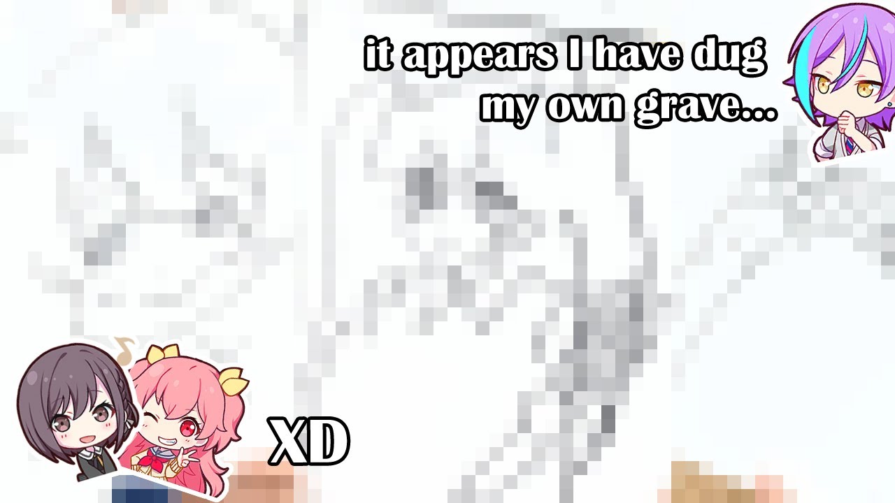 [ENG SUB] the cast tries to draw Miku in 30 seconds | project sekai