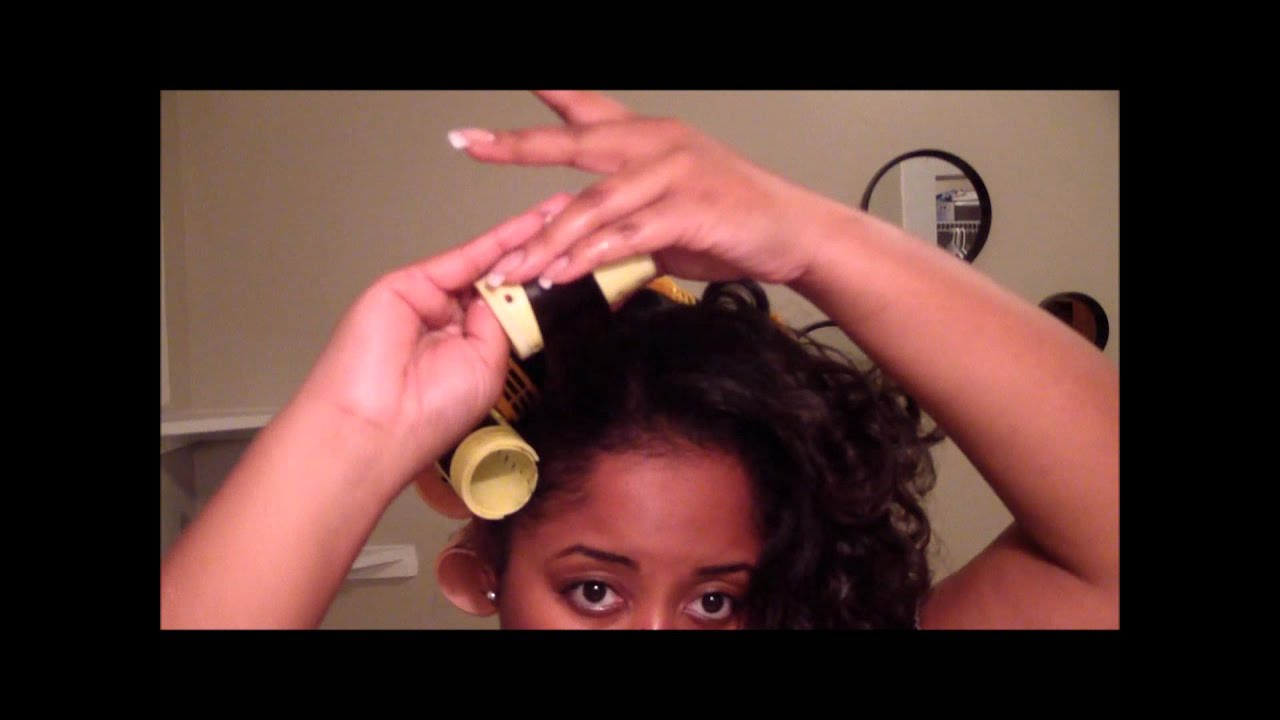 A dry roller set using African Pride moisturizing lotion (PART 1)