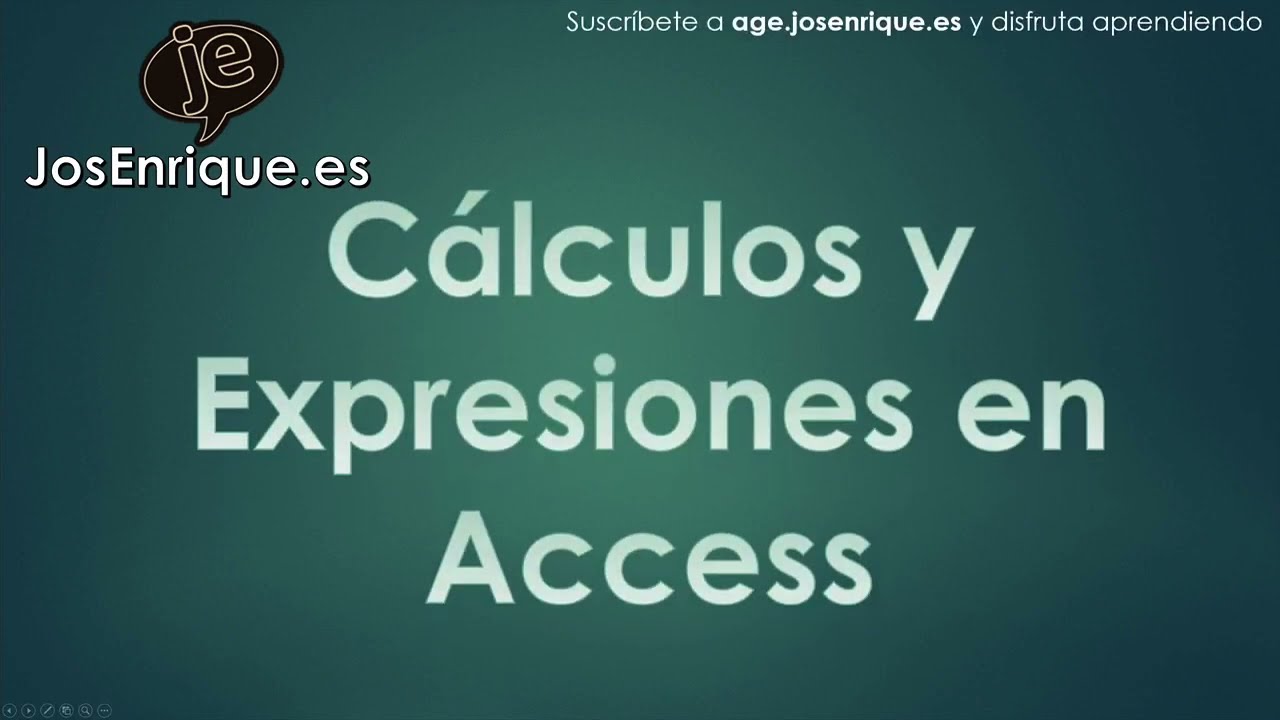 Cálculos, expresiones y funciones ACCESS | Temario Auxiliar y Administrativo del Estado