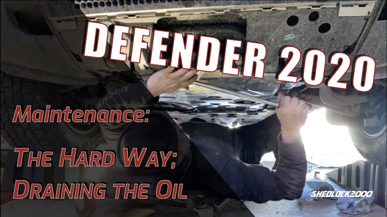 Fresh Glug the Hard Way: How to do an Oil  and filter Change on a P400 Defender