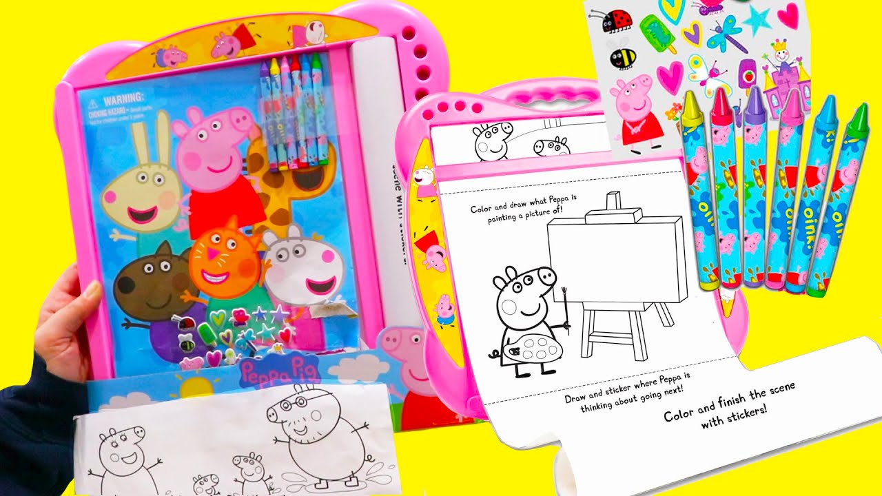 Colorines y actividades de Peppa Pig