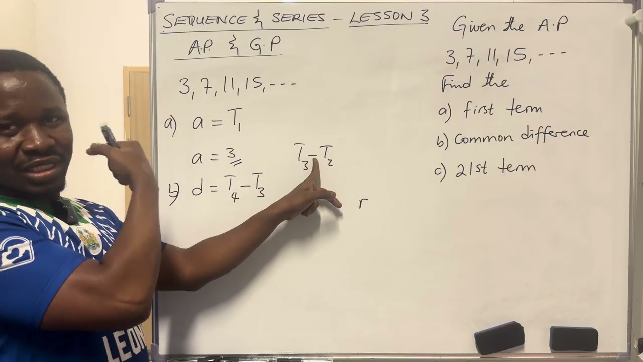 Sequences and Series, AP and GP : Lesson 3