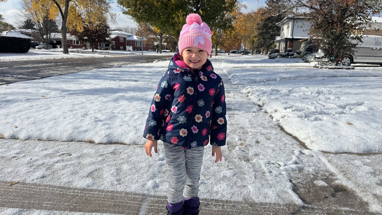 ПЕРВЫЙ СНЕГОПАД!! 🥶❄️⛄️