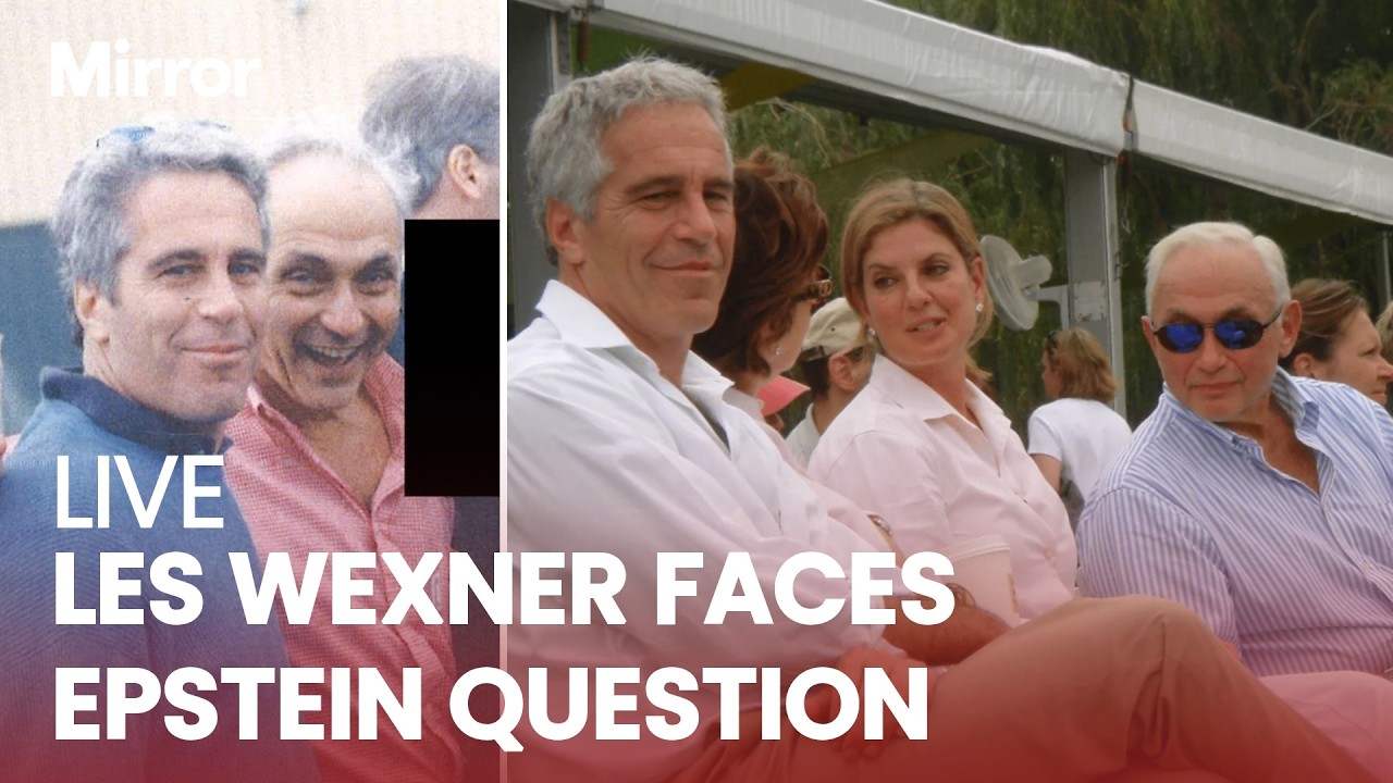 LIVE: Billionaire Les Wexner answers Epstein questions after appearing as CO-CONSPIRATOR in files