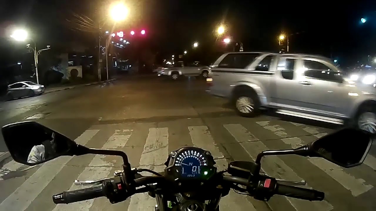 Friday evening ride from office to home, kawasaki z650, Bangkok, Thailand