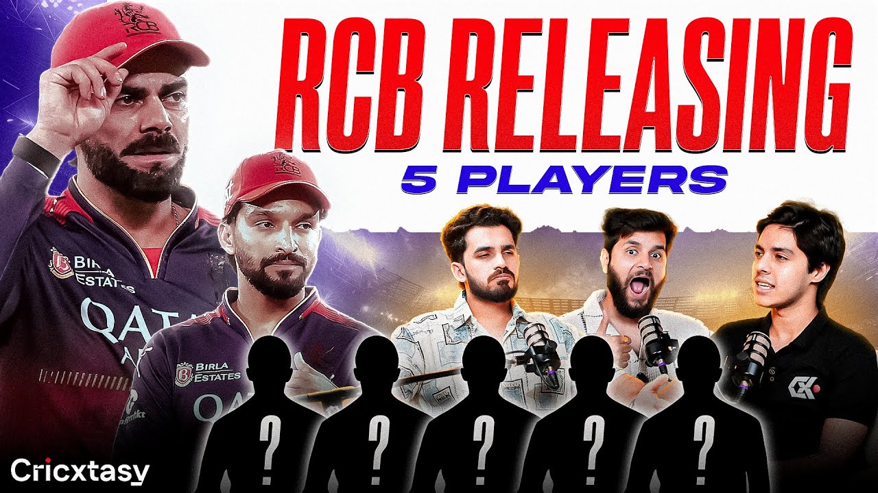 RCB Releasing INR 8.75 and 6 Crore Stars Before IPL 2026 Auction? Full List of Stars Revealed