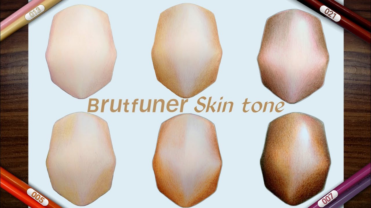 BRUTFUNER SKIN TONE TUITORIAL- Color Number Indicated | Blending & Shading Techniques (Tagalog)