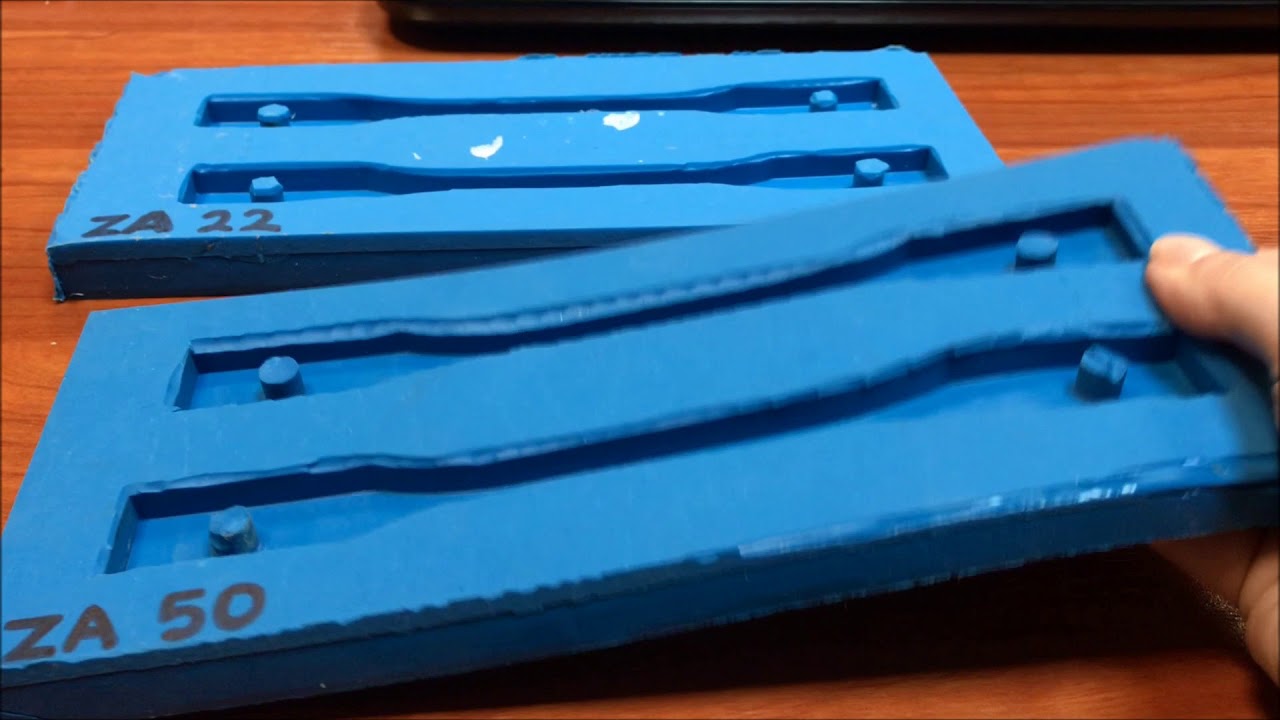 ALFAKEM: Silicone rubber molds with different hardness.ZA 50 vs ZA22