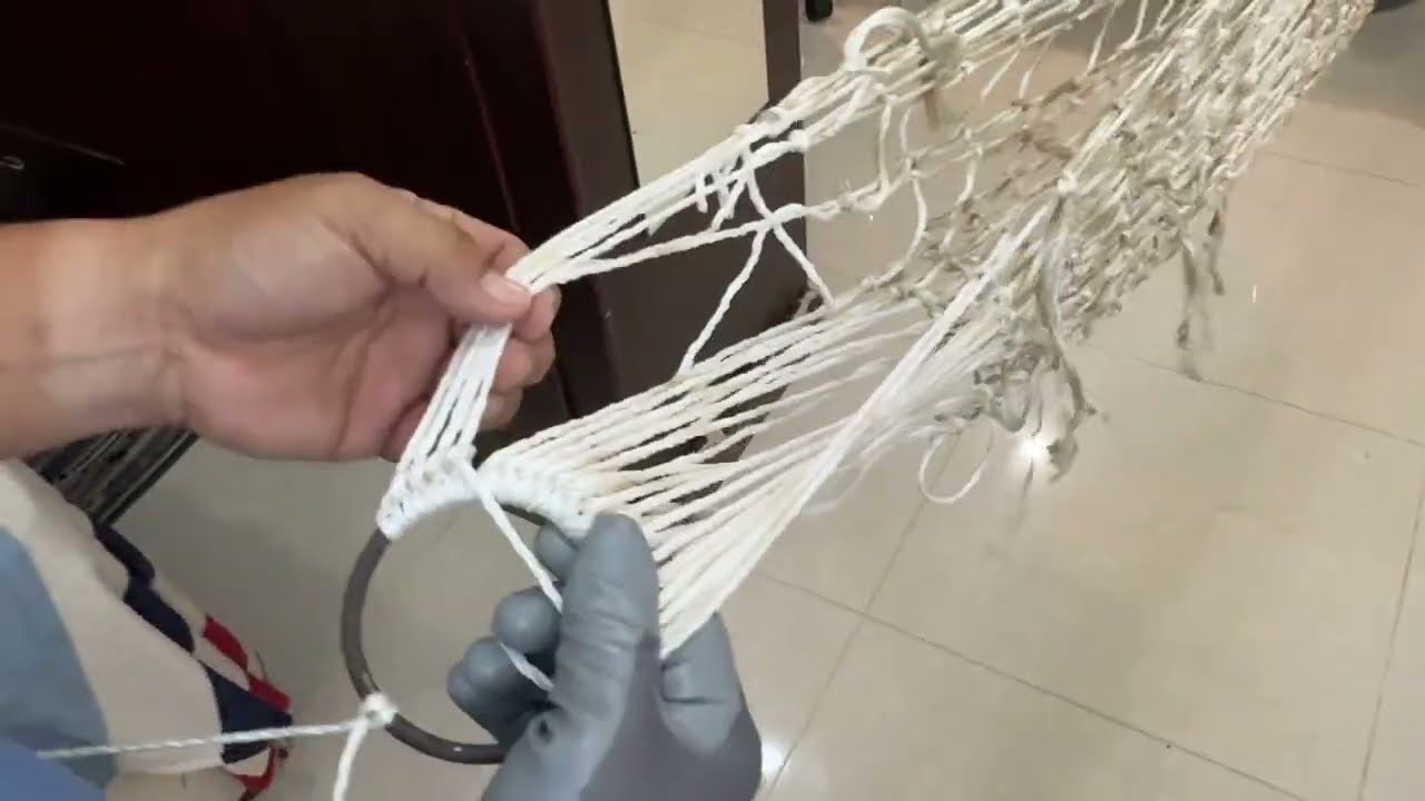 Step by step paano gumawa  duyan/ mgkabit ng ring (part 2)