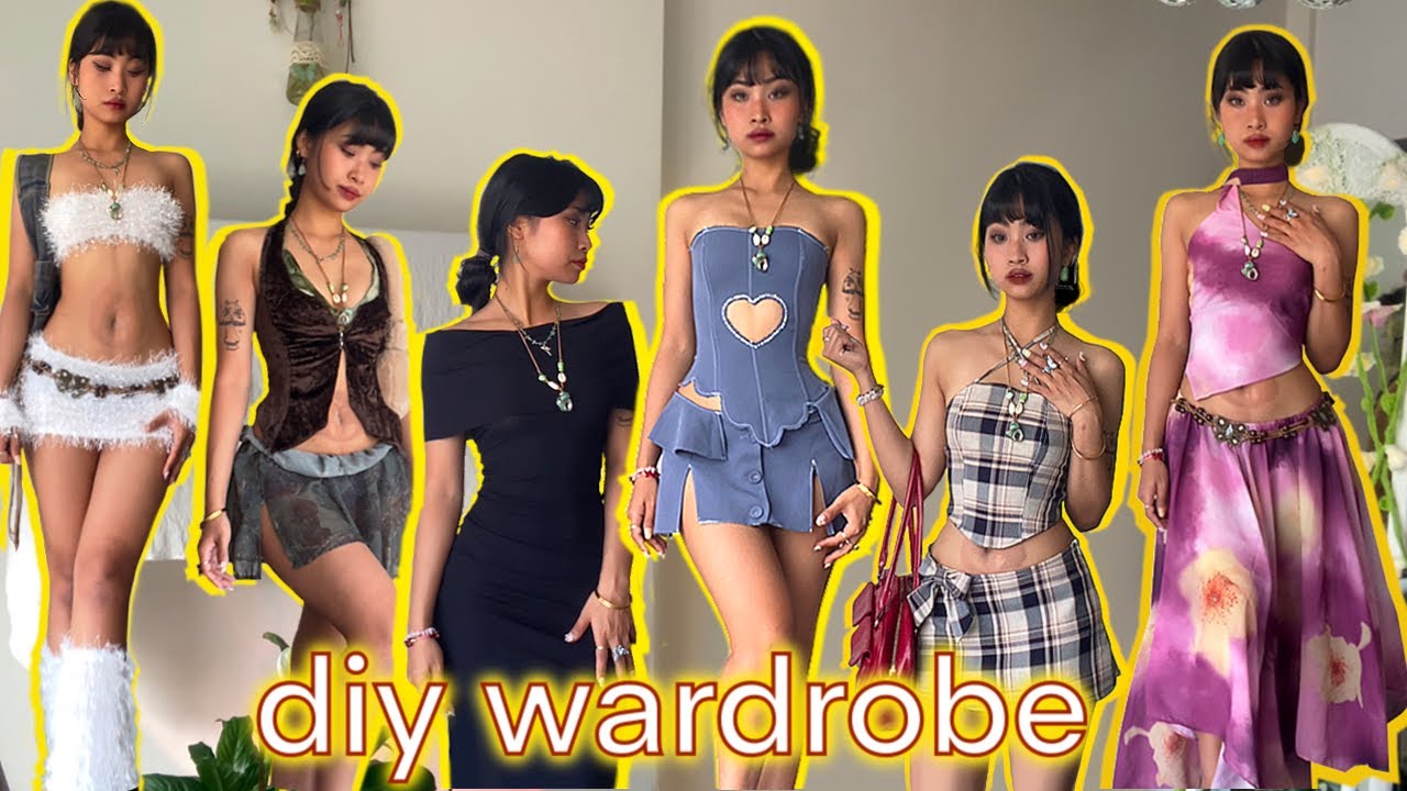 Made my entire VACATION WARDROBE 🏝️💍 (cuz I'm too cheap to shop) + STYLING HAUL #5