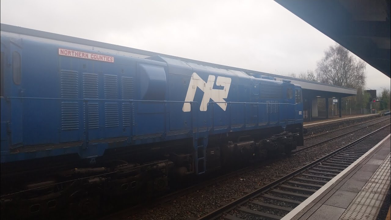 NIR 111 Class GM 8112 on shunting duties at Ballymena. Part 2.