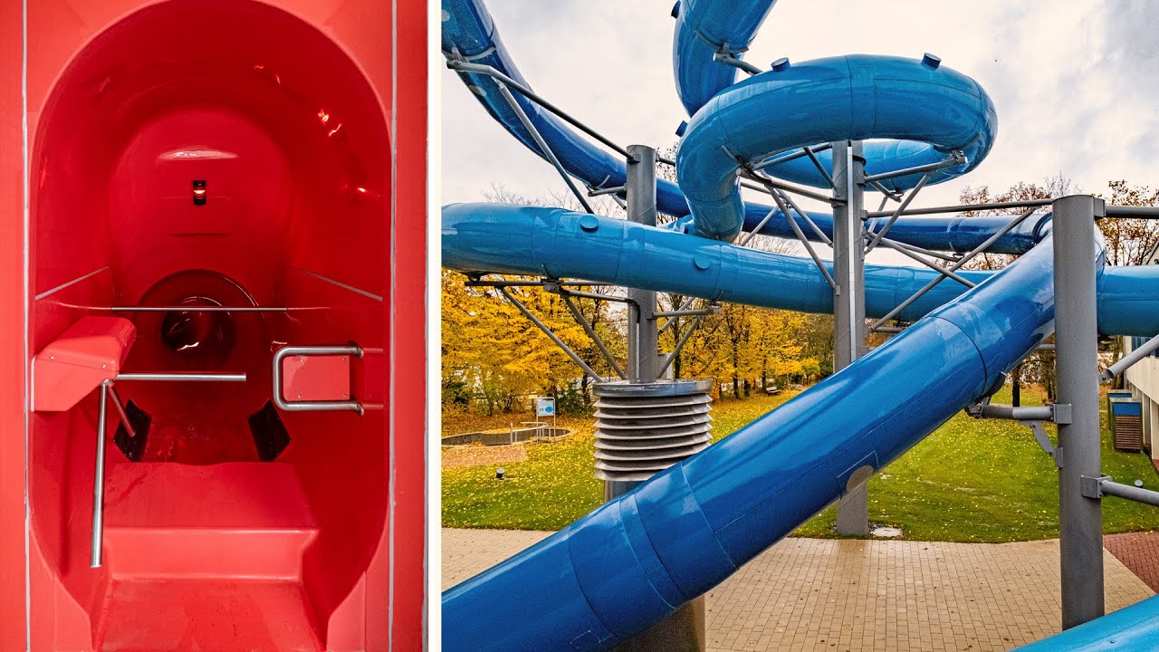 Fast TURBO Waterslide [NEW 2021] Aquatherm Waterpark Straubing
