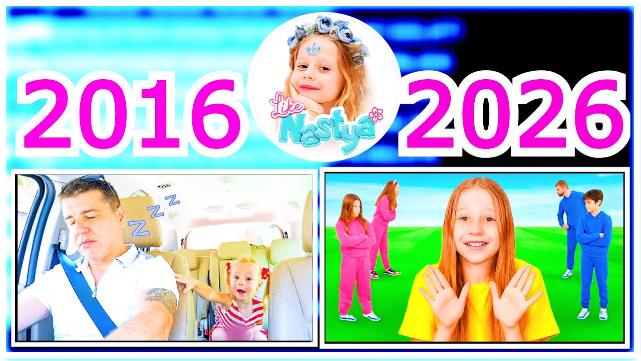 Like Nastya's Most Viewed Videos On YouTube: 10 Year Anniversary!