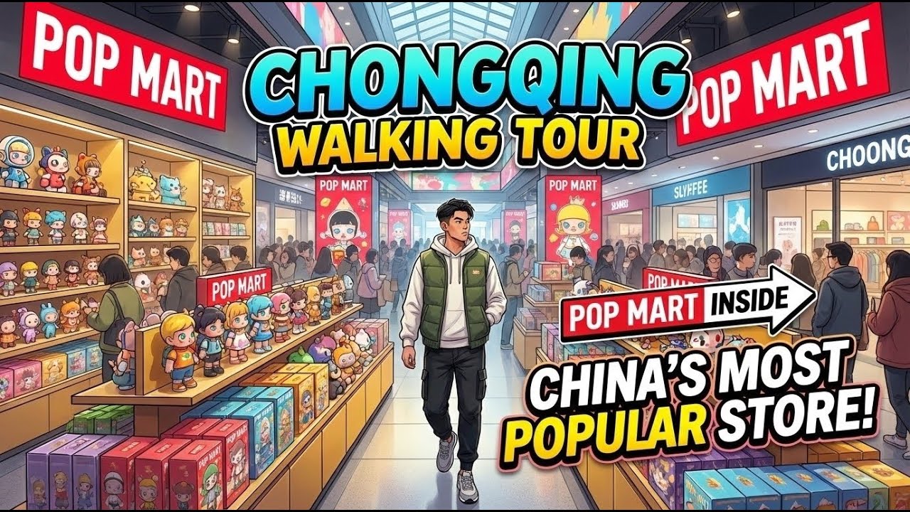 Pop Mart in Chongqing — Mall Walking Tour