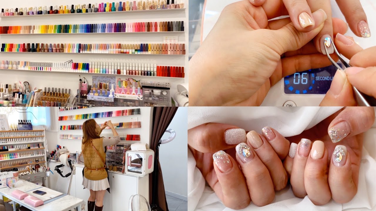 First Person View -  Nail Salon Operation in Korea | 고객님들께 챙김 받는 하루 | 1인칭 시점 촬영 | 네일샵 브이로그