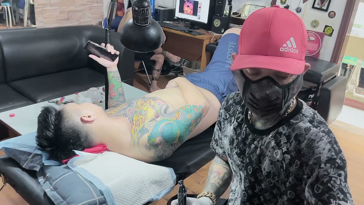 Hoàn Thiện Hình Xăm Tứ Linh Cho Ez tại Chị Lụ Tattoo ( Zalo 0944211238)