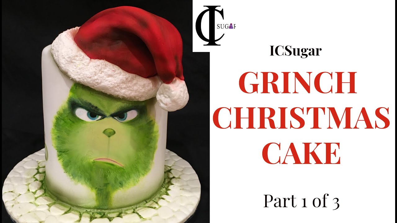 The Grinch Christmas Cake