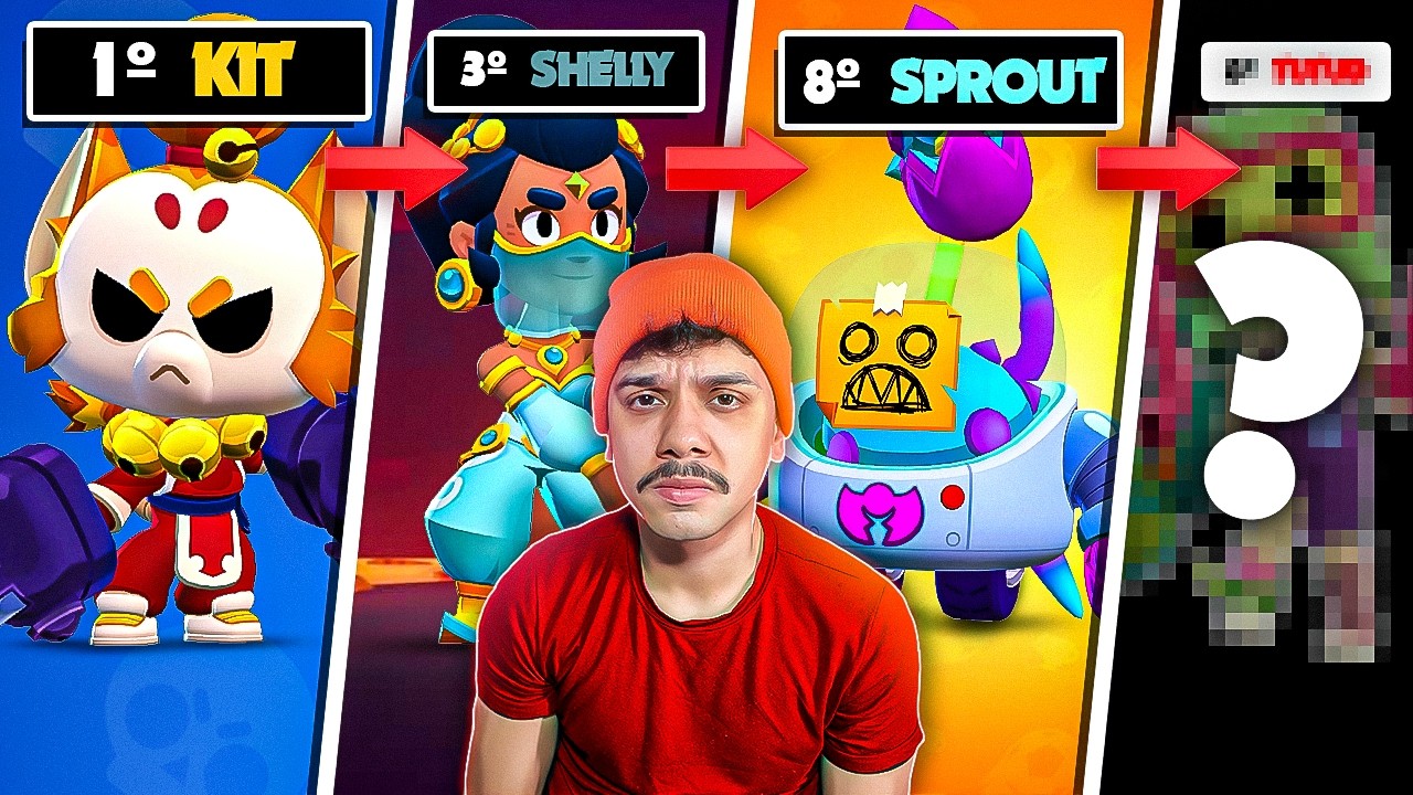 A CADA PARTIDA no COMBATE MEU BRAWLER PIORA 😳