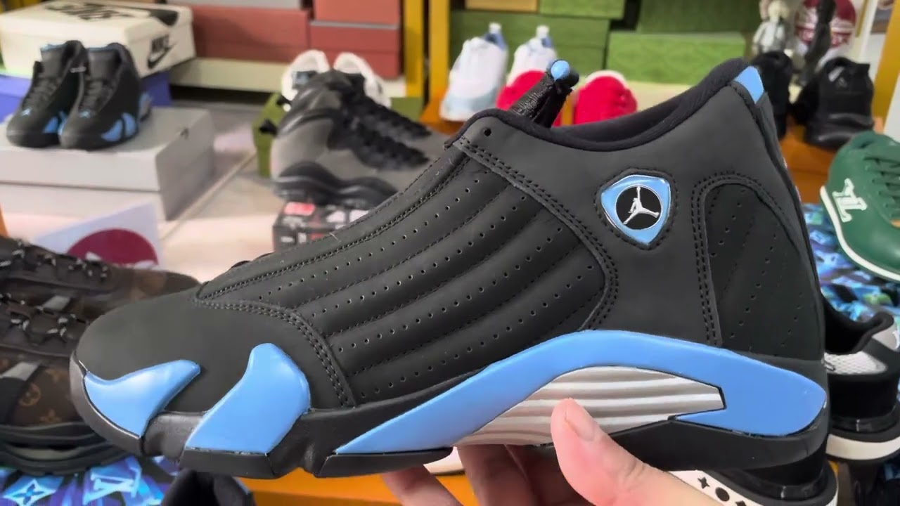 First look Air Jordan 14 'Black/University Blue' 2026 487471-002 Kickbulk sneakers retail wholesale