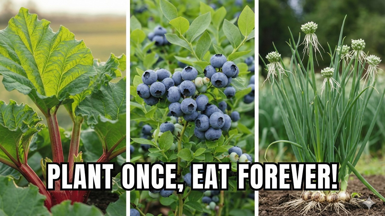 Plant These 9 Perennial Crops Just ONCE… And Harvest Forever!