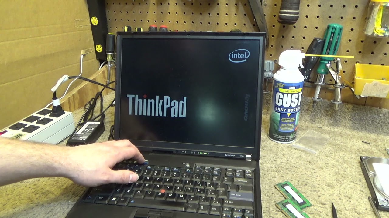 Замена жесткого диска и оперативной памяти ноутбука IBM T60