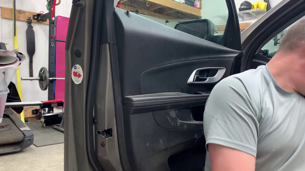 How to: 2011 equinox front door panel removal