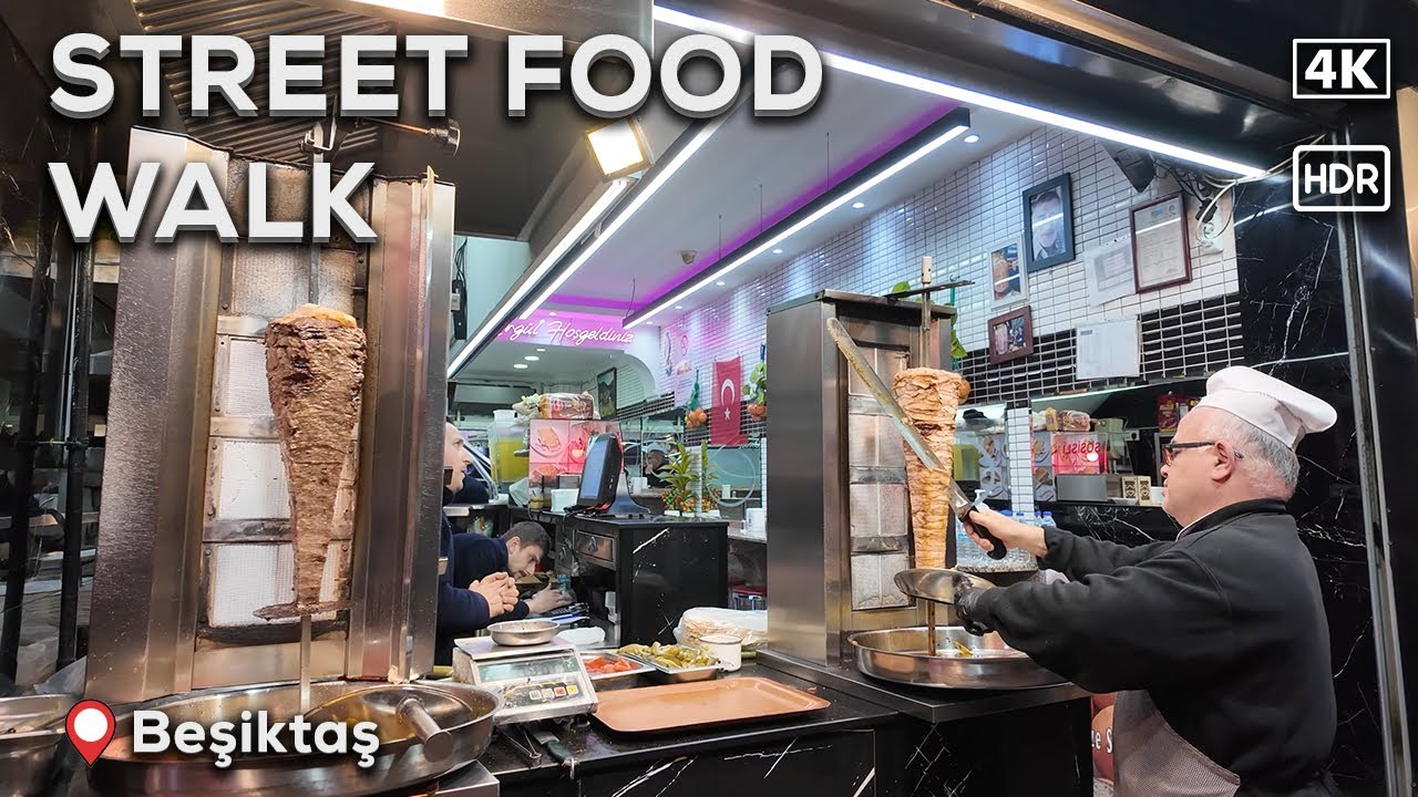 Beşiktaş Square Street Food | Istanbul 🇹🇷 4K