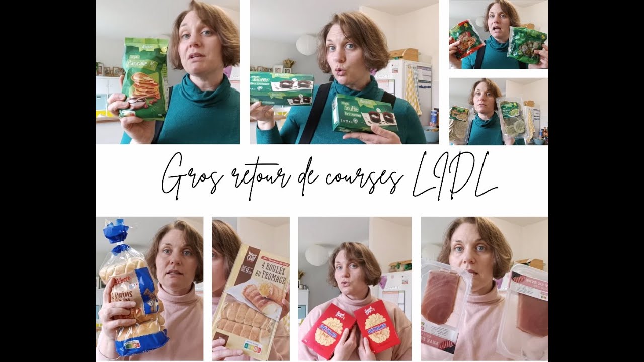 Gros retour de courses LIDL