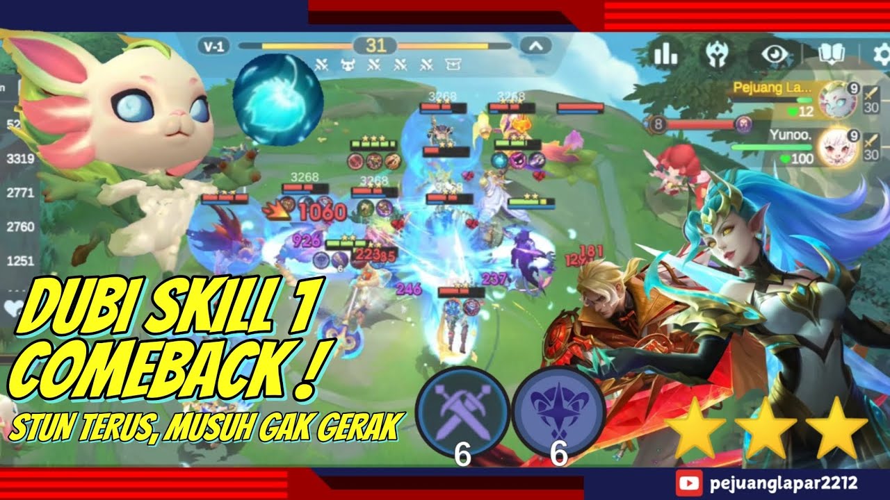 MAGIC CHESS GO GO !! DUBI SKILL 1 FULL STUN