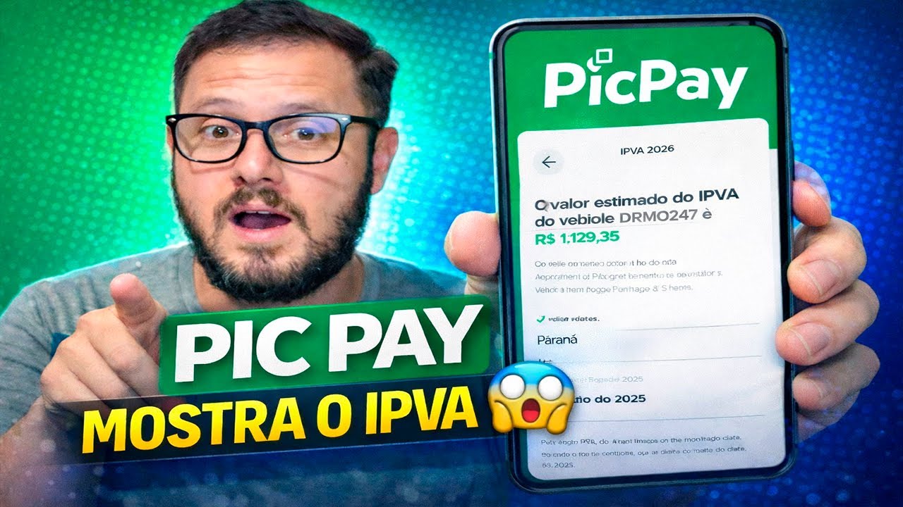 PicPay AGORA MOSTRA O IPVA DO SEU CARRO 😱 Nova Fun&ccedil;&atilde;o!