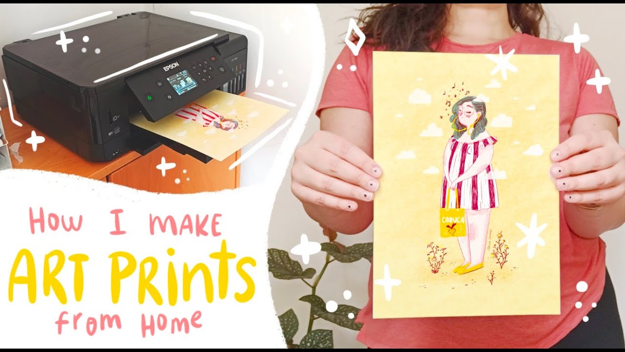 How I make my Art Prints from Home ✨ || Tips and Tutorials