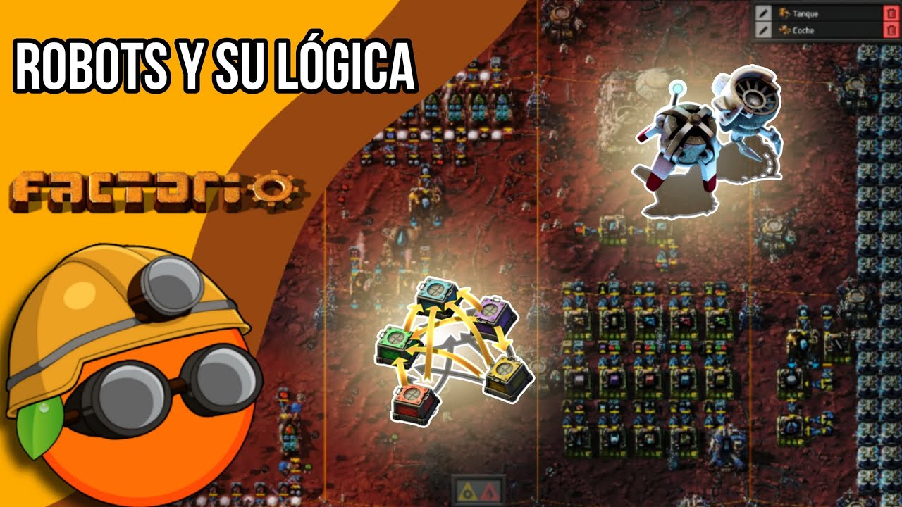 Como FABRICAR TUS ROBOTS y entender LA LÓGISTICA | Factorio Tutorial