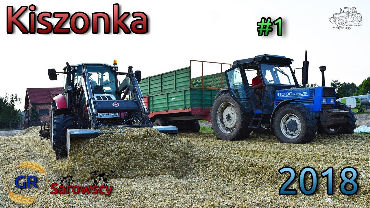 Kiszonka 2018 #1 Z POMPĄ! *8 DZIKÓW!?*■GR Sarowscy■ ▌CLAAS & DF & NH & STEYR & BELARUS▐ ●Hesper●