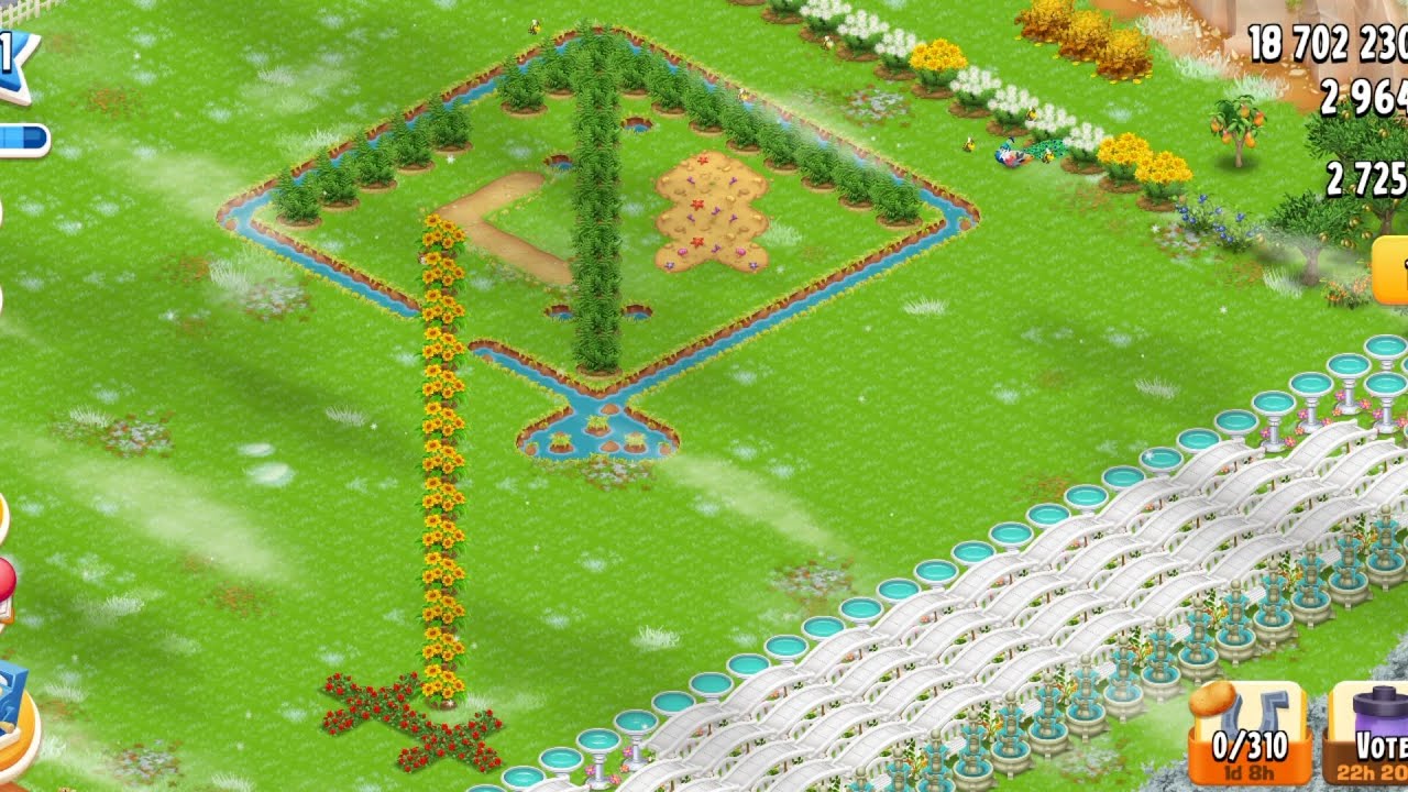Hay Day Level 161 😍 Beautiful Farm Design kite  Creative Decoration 🌳✨