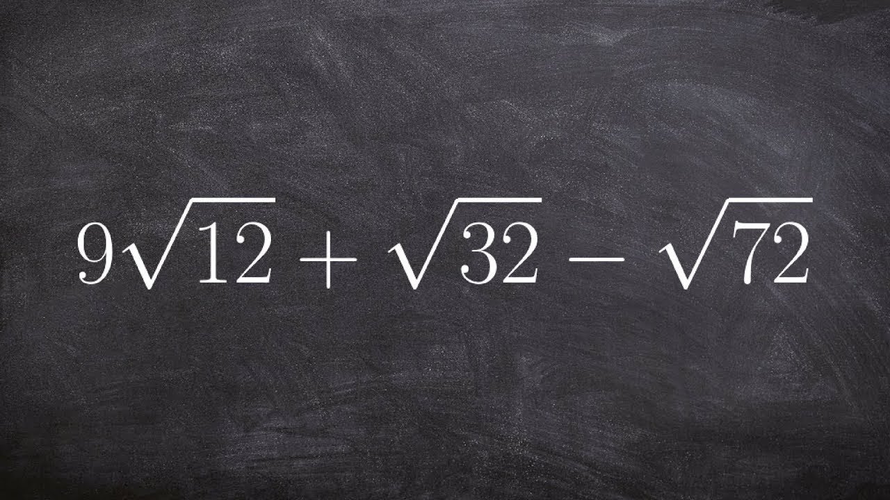 Learn to add and subtract radical expressions
