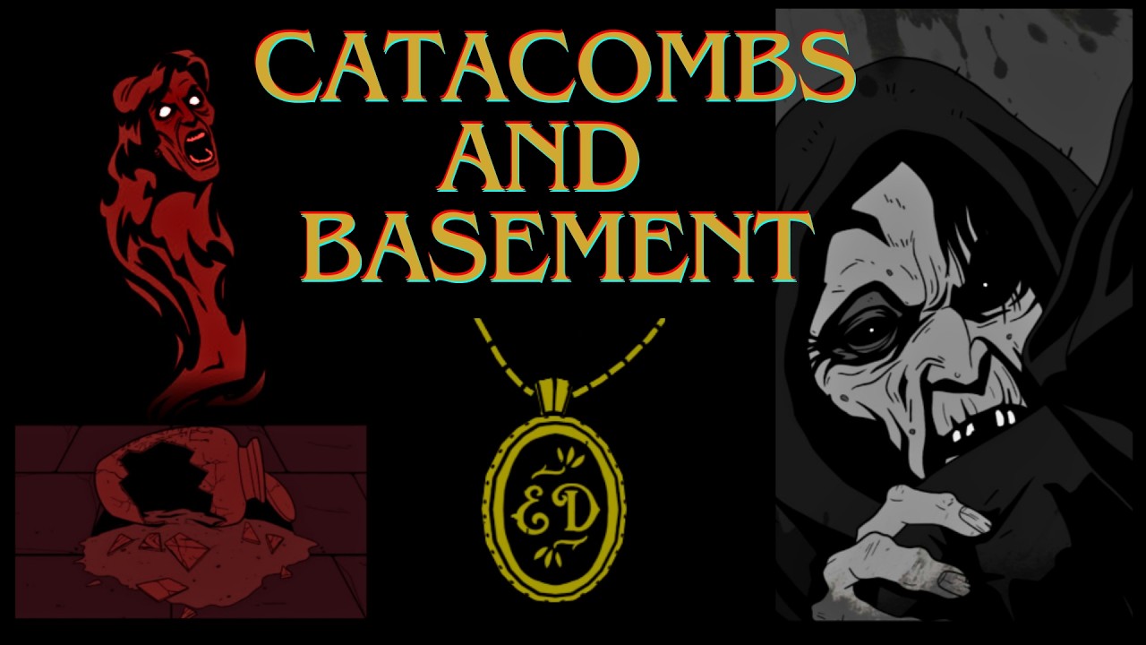 Exploring the Basement and the Catacombs!| The Séance of Blake Manor Part 6